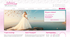 Desktop Screenshot of nathaliesbruidsmode.nl